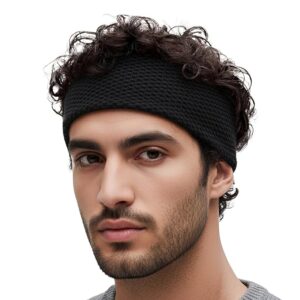 lifelong unisex warm woolen headband | earwarmer earmuffs earcap earcover | winter accessories for men and women | soft fleece ear protector for cold weather | thermal ear muff for outdoor sports and travel