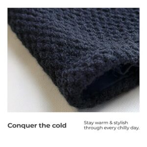 lifelong unisex warm woolen headband | earwarmer earmuffs earcap earcover | winter accessories for men and women | soft fleece ear protector for cold weather | thermal ear muff for outdoor sports and travel