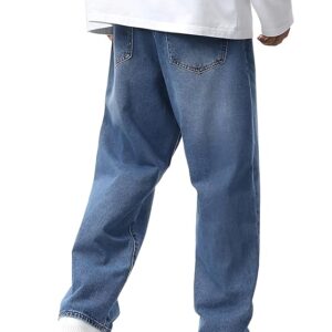 faint washed denim blue jeans